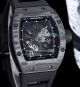 Richard mille RM010 Carbon Case White Rubber Strap Watch(6)_th.jpg